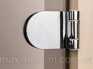 Стеклянная дверь для бани и сауны INTERCOM матовая бронза липа - фото 6 - id-p691020465