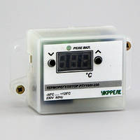 Цифровий Терморегулятор в корпусі для накладного монтажу (-50°...+125°, реле 10А) РТУ-10-Н-220-DS