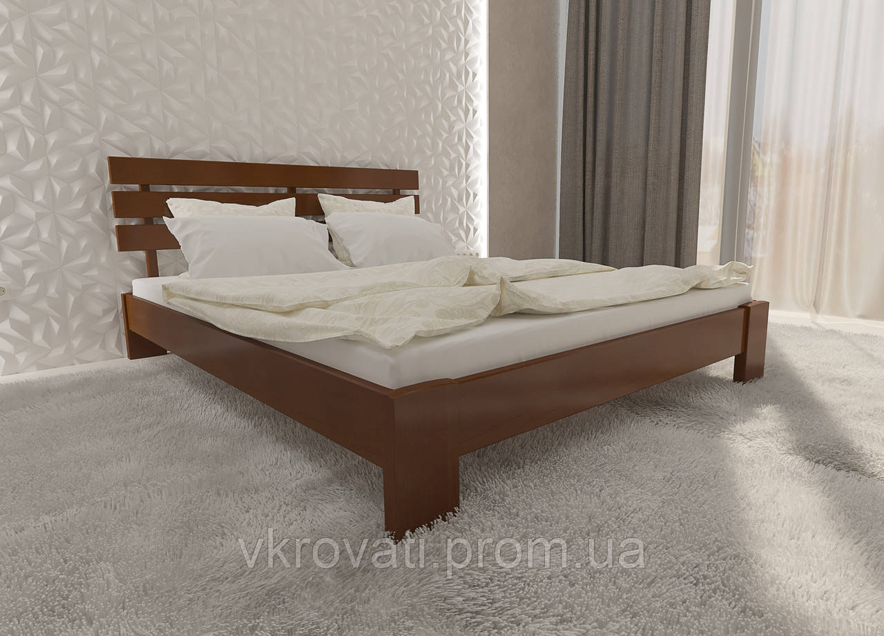 Деревянная кровать Сакура Люкс из массива дерева