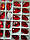 Стрази пришивні Крапля 11х18 мм Siam (Червоний), скло, фото 2
