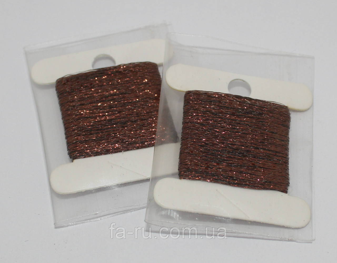 Люрекс Адель №19. Коричневий 30 метрів, фото 1