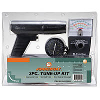 Комплект для регулювання двигуна: стробоскоп тестер, компресометр AR020009 Jonnesway
