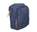 Чоловіча текстильна сумка S242-1BU синя, фото 2