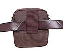 Чоловіча текстильна сумка S6339-1CF коричнева, фото 3