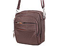 Чоловіча текстильна сумка S6339-1CF коричнева, фото 5