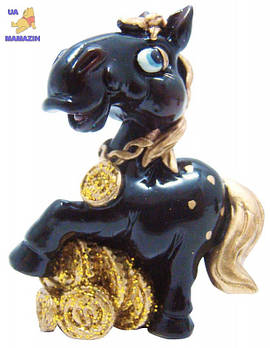 Сувенир "HORSE" 5 см,  микс золото/черный 520369 G-Rich
