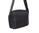 Чоловіча текстильна сумка  MP6338-22BL чорна, фото 5