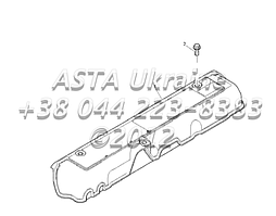 Кришка головки блока циліндрів, двигун 1104C-44T, RG38101 G1-8-2