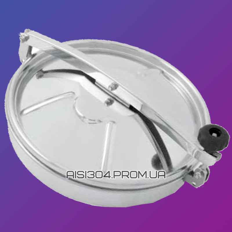 Люк без тиску нержавіючий Dn 400 AISI 304, фото 1