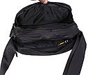 Чоловіча текстильна сумка  MP6338-22BL чорна, фото 6