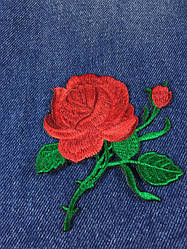 Нашивки Троянди 2 бутона 115x92 мм різні
