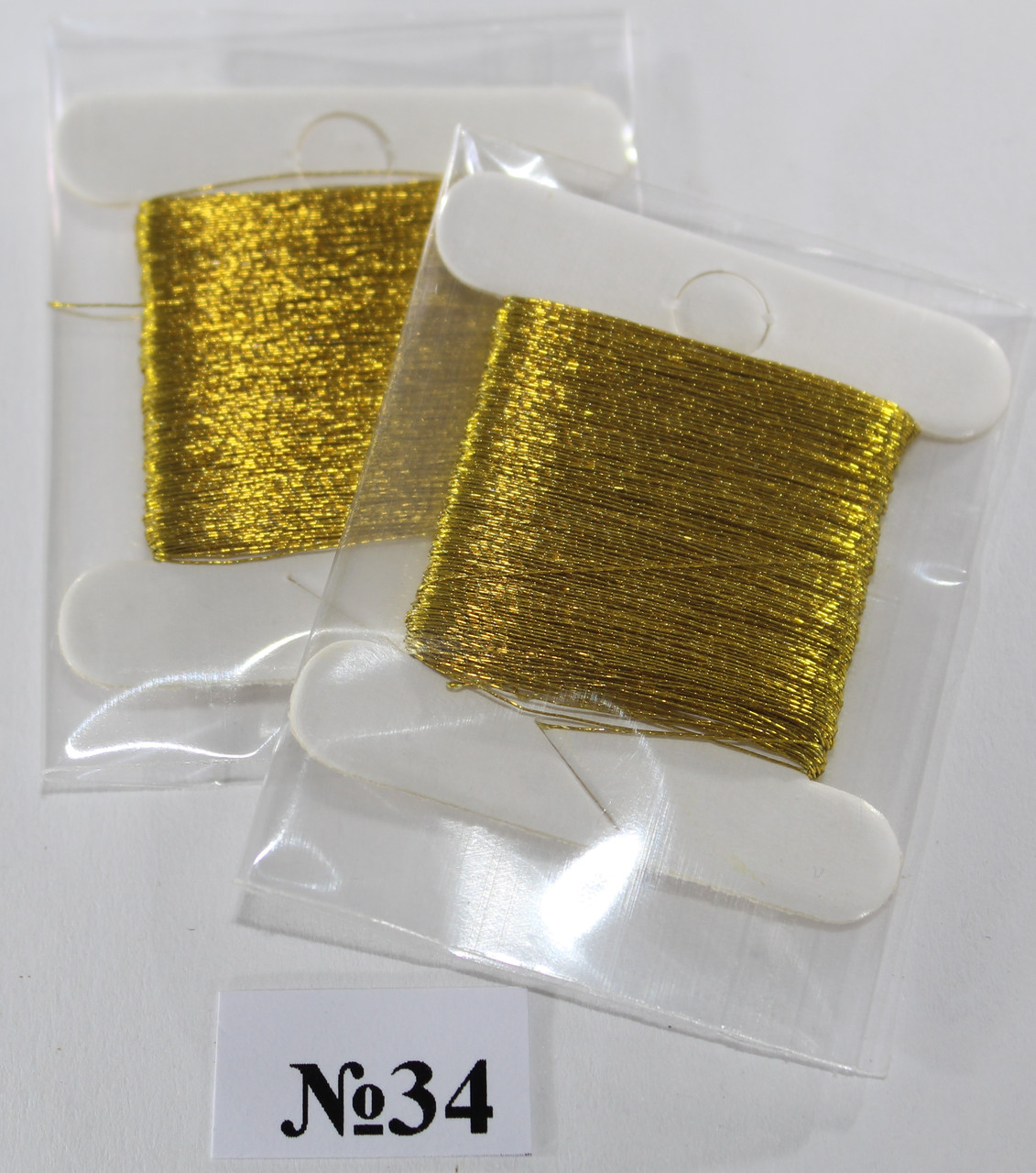 Люрекс Аллюр No 34. Золото 30 м, фото 1