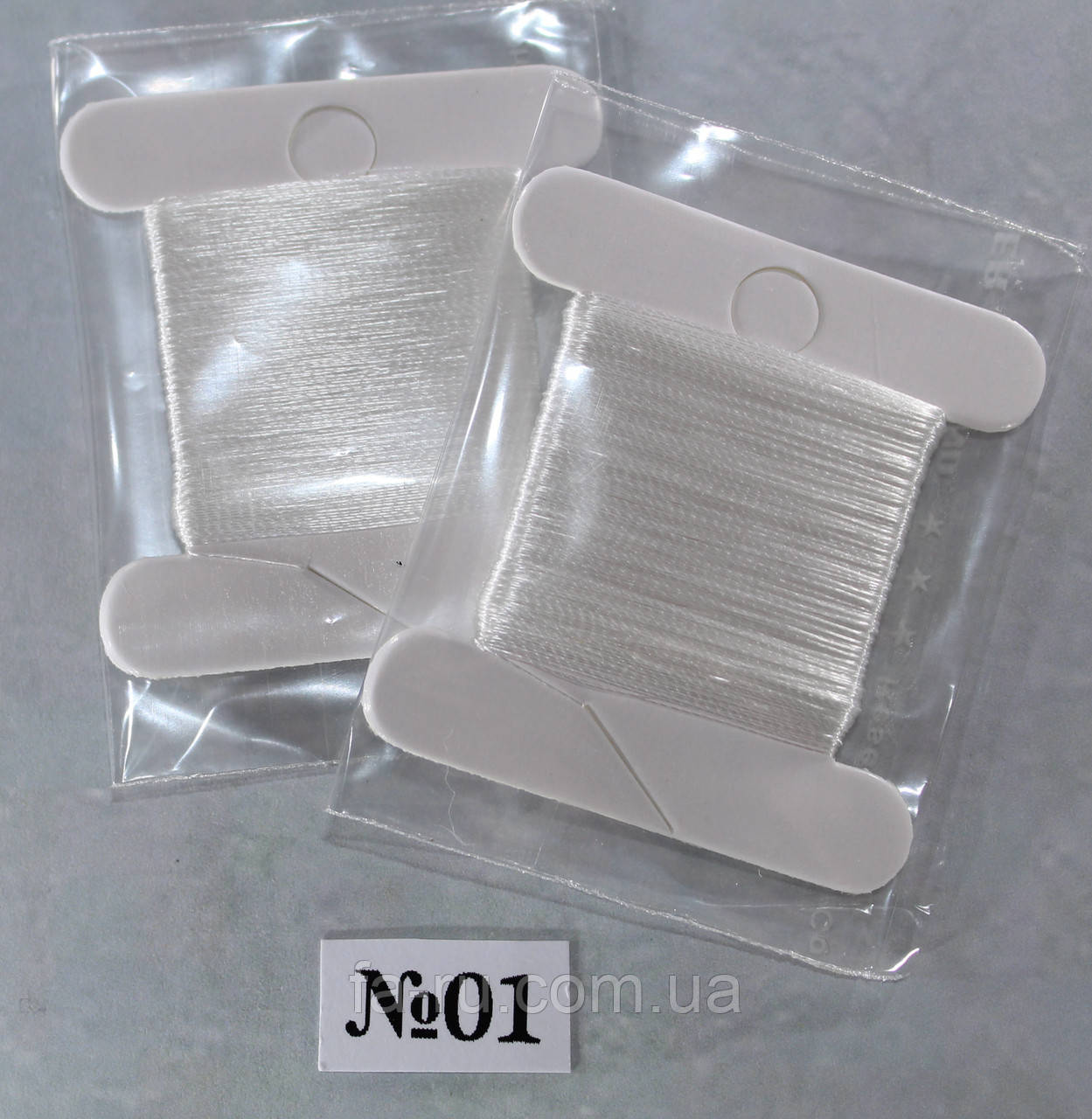 Люрекс Аллюр No01. Білий 30 м, фото 1