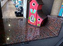 Изготовление комплекса гранитных изделий для  салона обоев  5