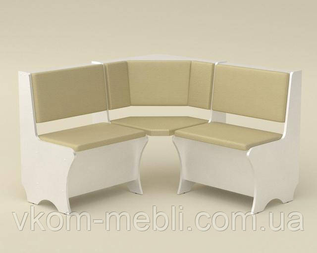 Кухонний куточок Еквадор білий Кухонний куточок білого кольору Еквадор, Компаніт