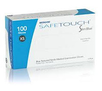 Рукавички нітрилові MEDICOM SAFETOUCH Slim Blue XS