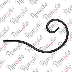 Завиток 220х110х12х6 вальц. Арт. 12.527