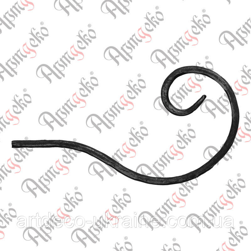 Завиток 220х110х12х6 вальц. Арт. 12.527, фото 1