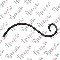 Завиток 210х80х12х6 вальц. Арт. 12.529