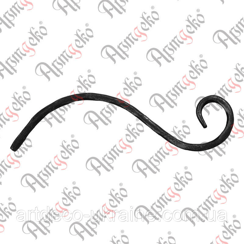 Завиток 210х80х12х6 вальц. Арт. 12.529, фото 1