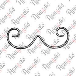 Завиток 235х85х12х6 вальц. Арт. 12.531