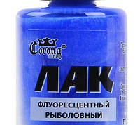 Рыболовный флуоресцентный лак Corona, Синий (флуоресцентный), 20 мл