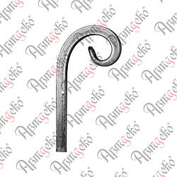 Завиток 165х80х12 невальц. Арт. 12.571