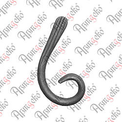 Завиток 120х65х10 кругляк Арт. 12.525