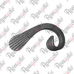 Завиток 130х70х12 невальц. Арт. 12.597.01