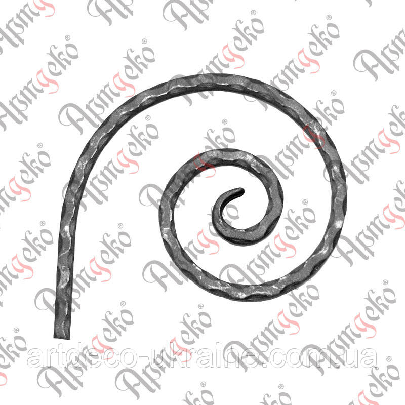 Завиток кований 290х220х12 вальц. Арт. 12.600, фото 1