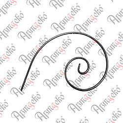 Завиток 290х220х12х6 невальц. Арт. 12.601.01