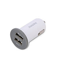 Автомобильное зарядное устройство Remax RCC201 mini 2.1A 2*USB White