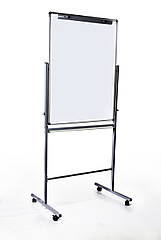 Фліпчарт для маркера 750х1000 мм на підставці двосторонній на колесах