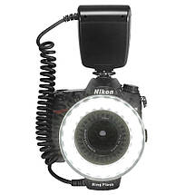 Універсальна кільцева спалах, Макро LED спалах, Macro Ring Flash light для всіх фотоапаратів., фото 2