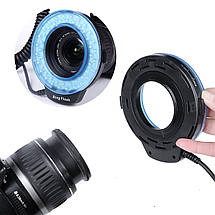 Універсальна кільцева спалах, Макро LED спалах, Macro Ring Flash light для всіх фотоапаратів., фото 2