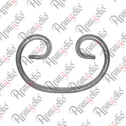 Завиток 100х60х10х5 невальц. Арт. 10.090