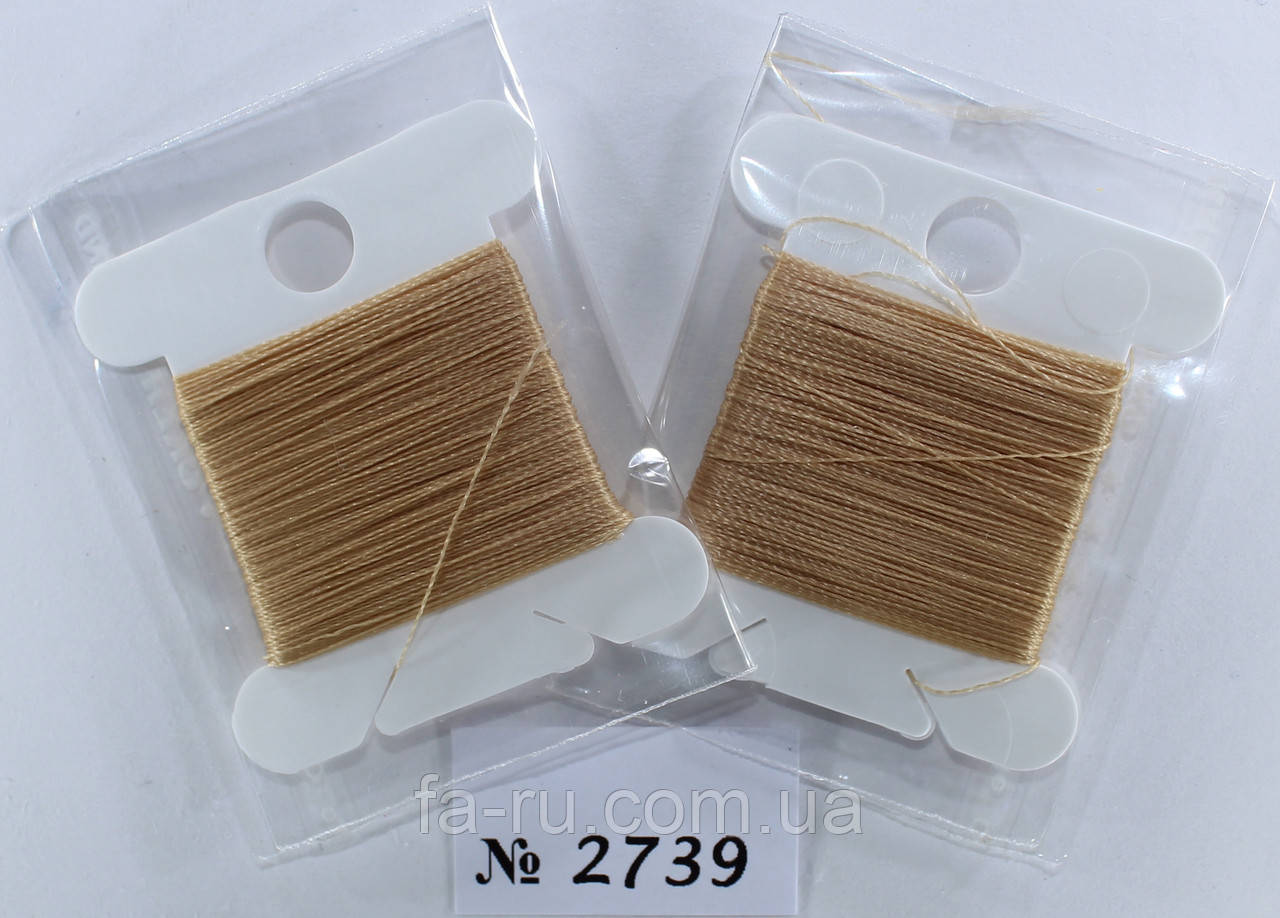 Нитка для бісеру TYTAN 100 No2739. Антична латунь 30 м, фото 1