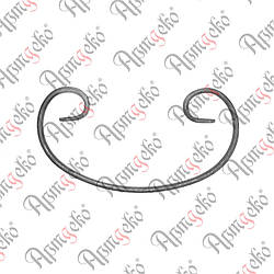 Завиток 190х100х10х5 невальц. Арт. 10.096