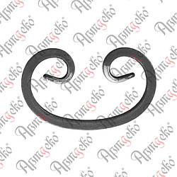 Завиток 170х105х10 невальц. Арт. 10.305