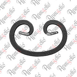 Завиток 155х95х12 невальц. Арт. 10.202