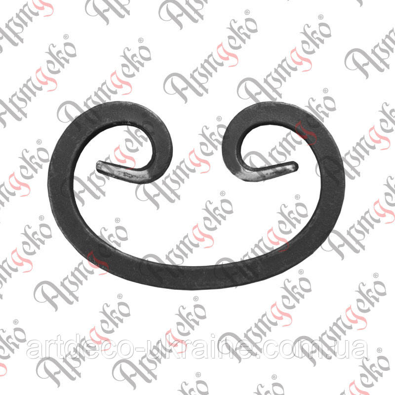 Завиток 155х95х12 невальц. Арт. 10.202, фото 1