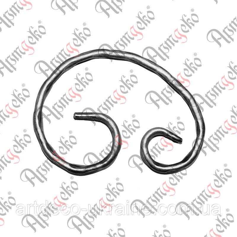 Завиток 150х105х12х6 вальц. Арт. 10.270, фото 1