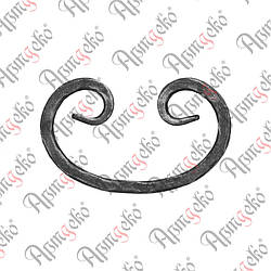 Завиток 150х90х10 вальц. Арт. 10.312