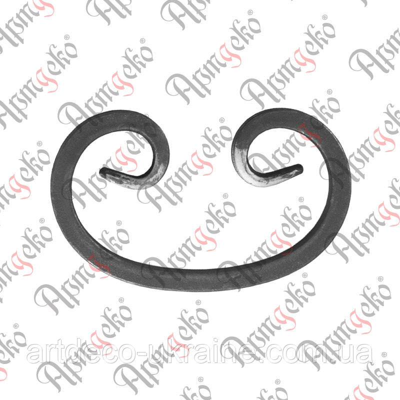 Завиток 125х80х10 невальц. Арт. 10.302, фото 1