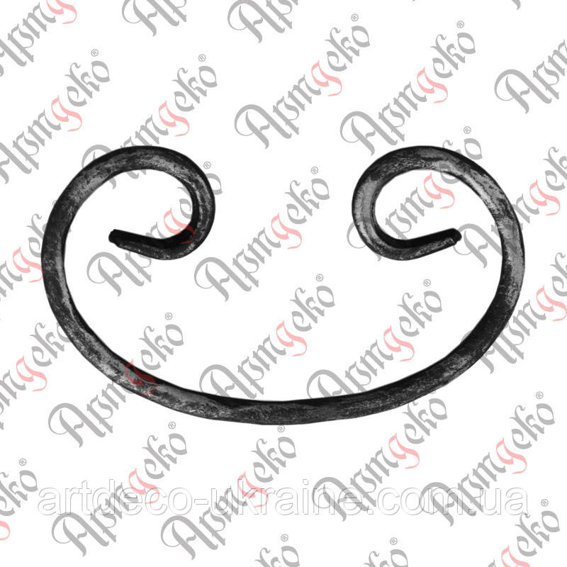 Завиток 100х60х12х6 вальц. Арт. 10.108, фото 1