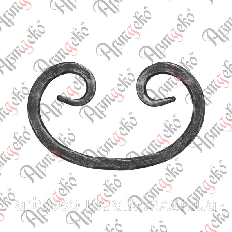 Завиток 135х80х10 вальц. Арт. 10.311, фото 1