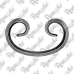 Завиток 125х80х14х7 Арт. 10.600