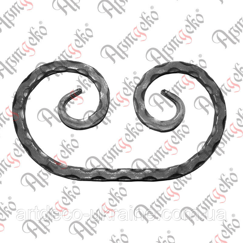 Завиток 260х140х12 вальц. Арт. 10.723, фото 1