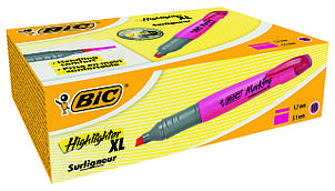 Текстовий маркер BIC Highlighter XL рожевий
