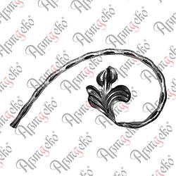 Завиток 220х140х12х6 вальц. лівий Арт. 10.225